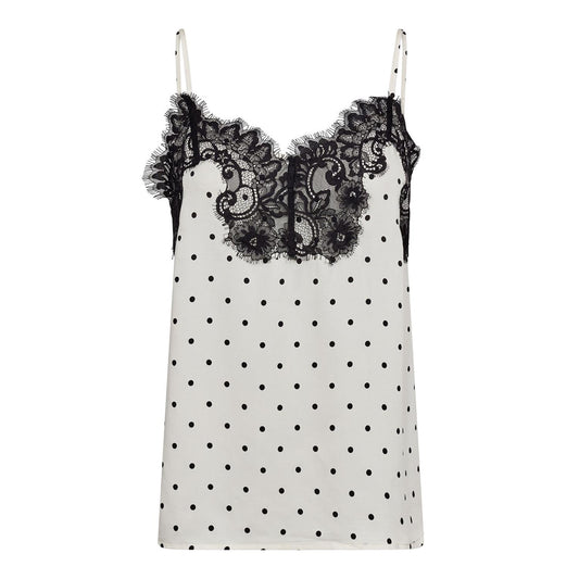Amelicc Dot Lace Singlet