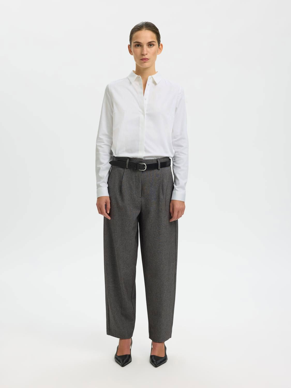 Slwromie Ls Fitted Shirt Noos