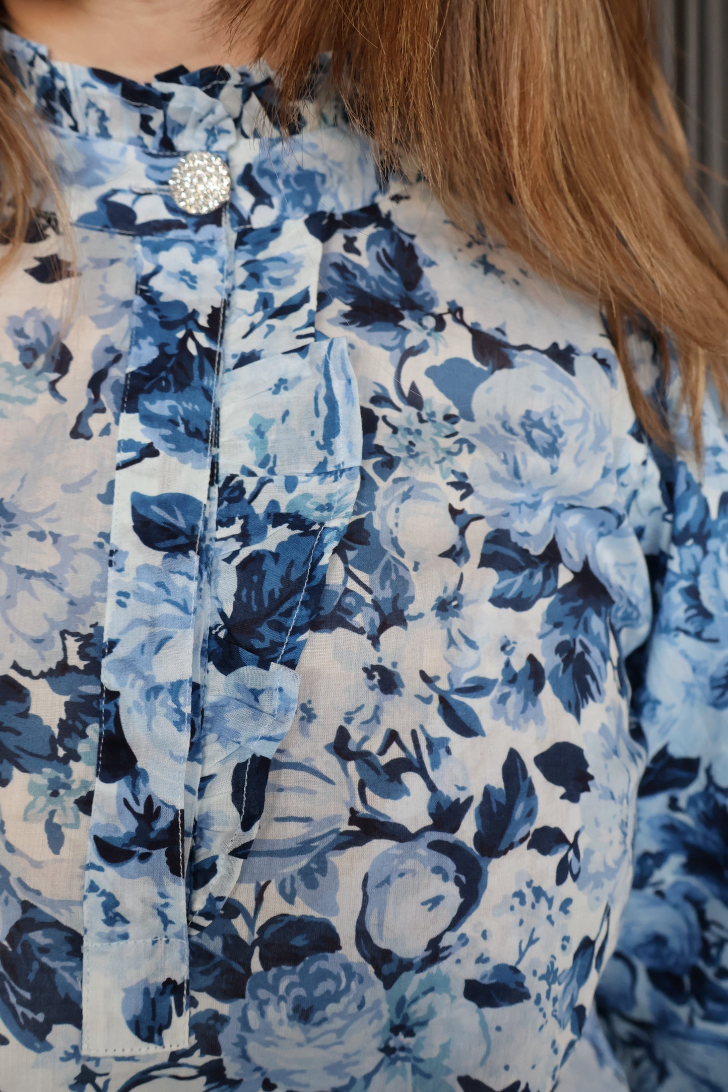 Ella Blouse Bleu De France