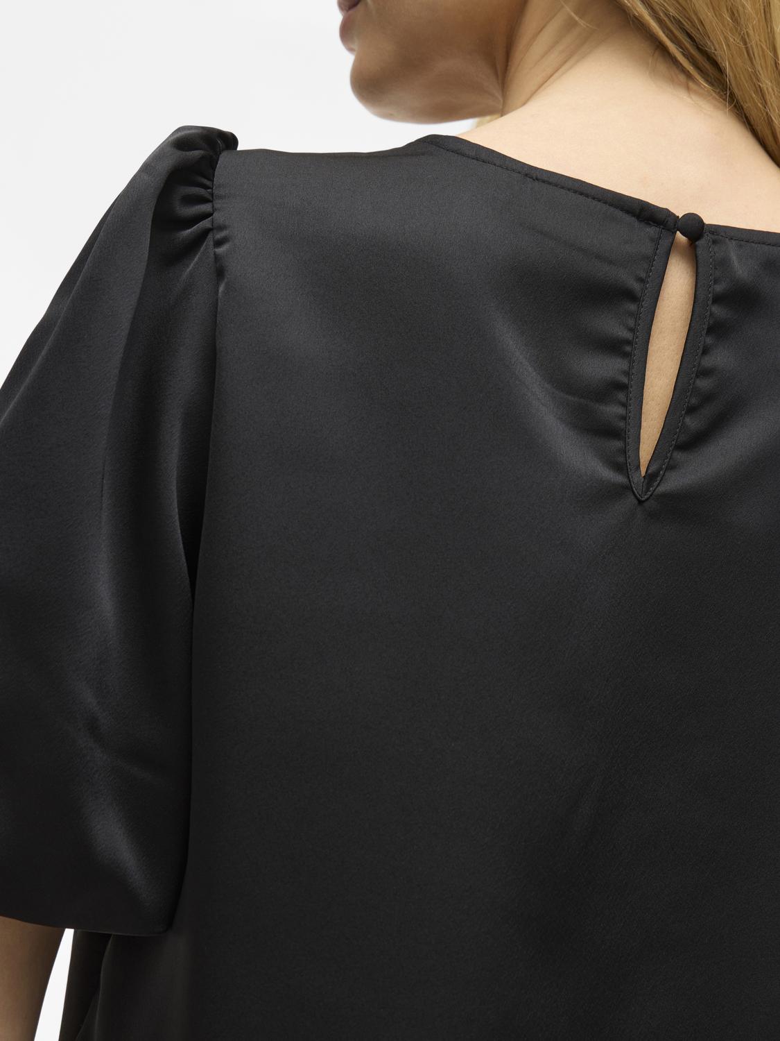 Viellette 2/4 Satin Puff Top - Noos