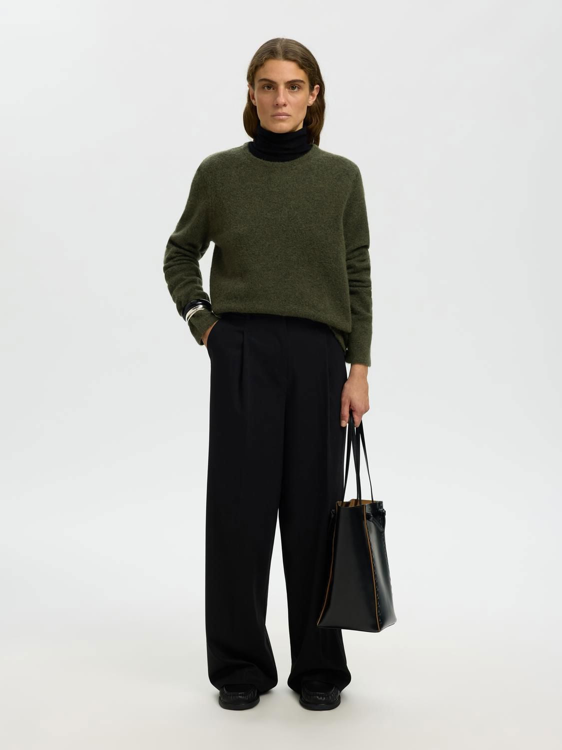 Slwlulu New Ls Knit O-Neck Noos
