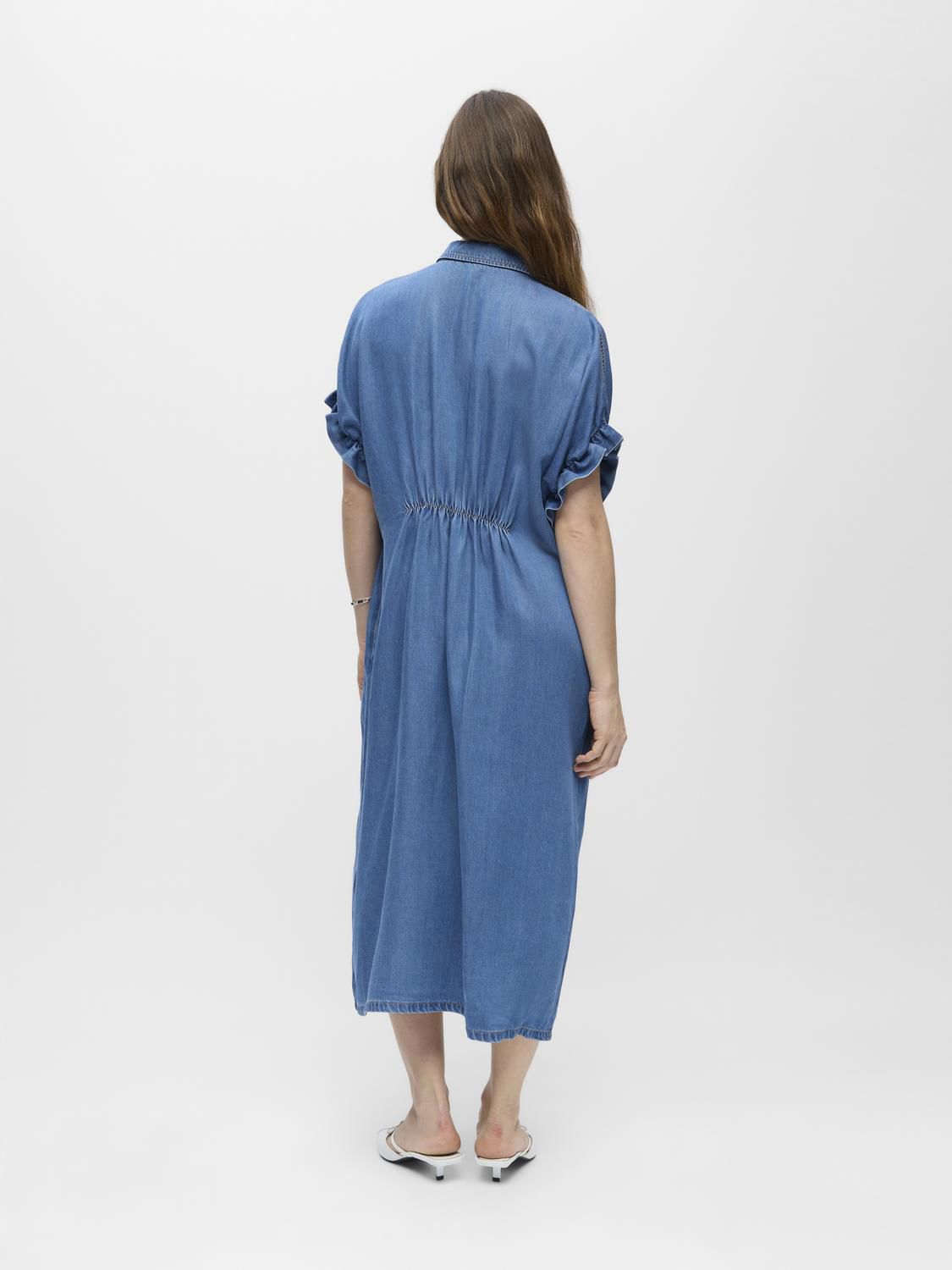 Objframe Tiana 2/4 Lo Denim Dress Div