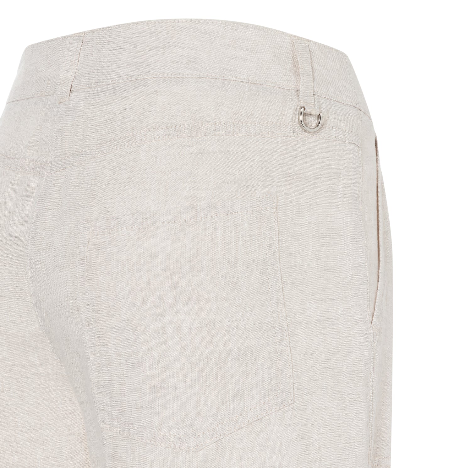 NORA cropped fog grey melange