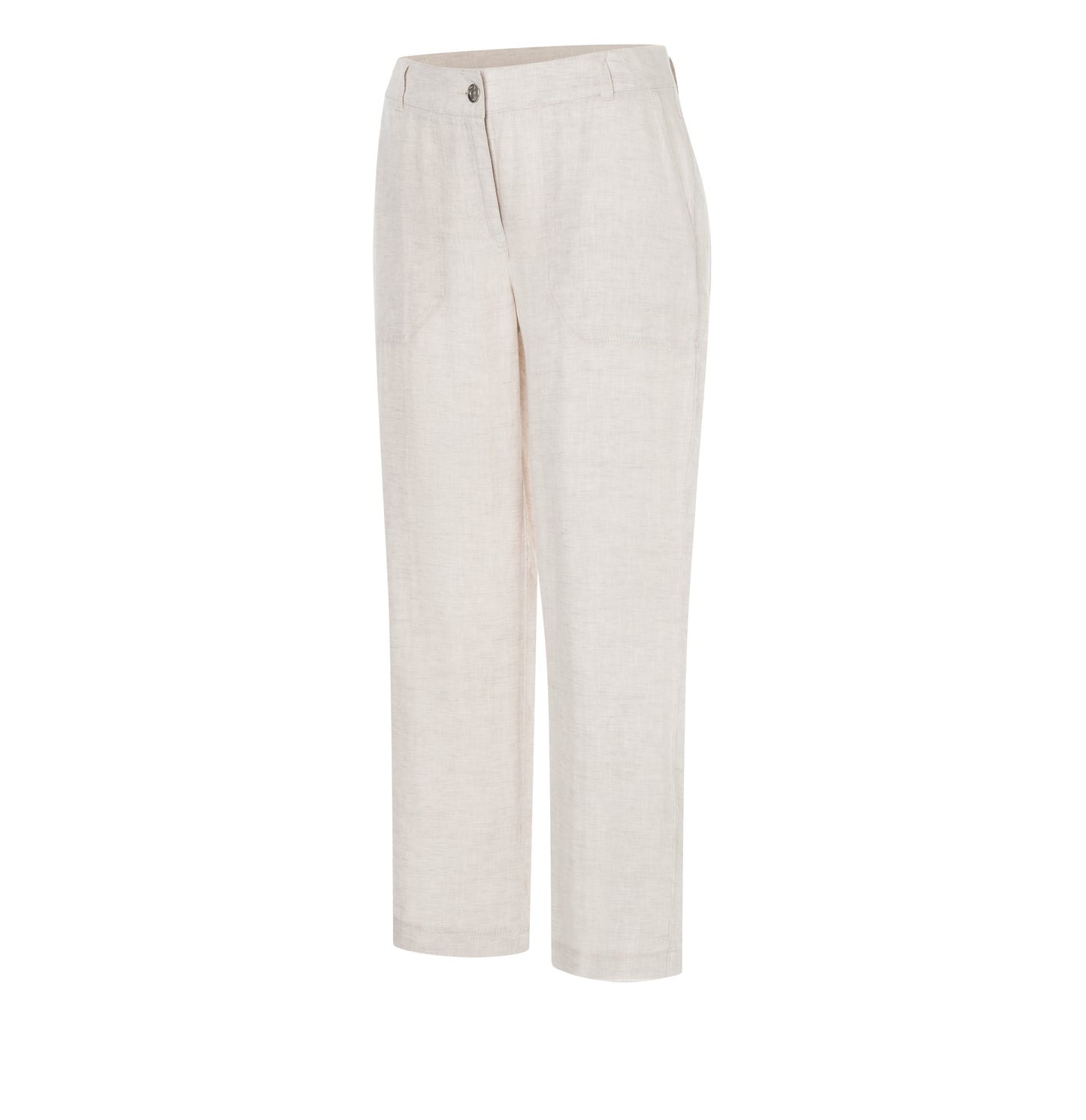 NORA cropped fog grey melange