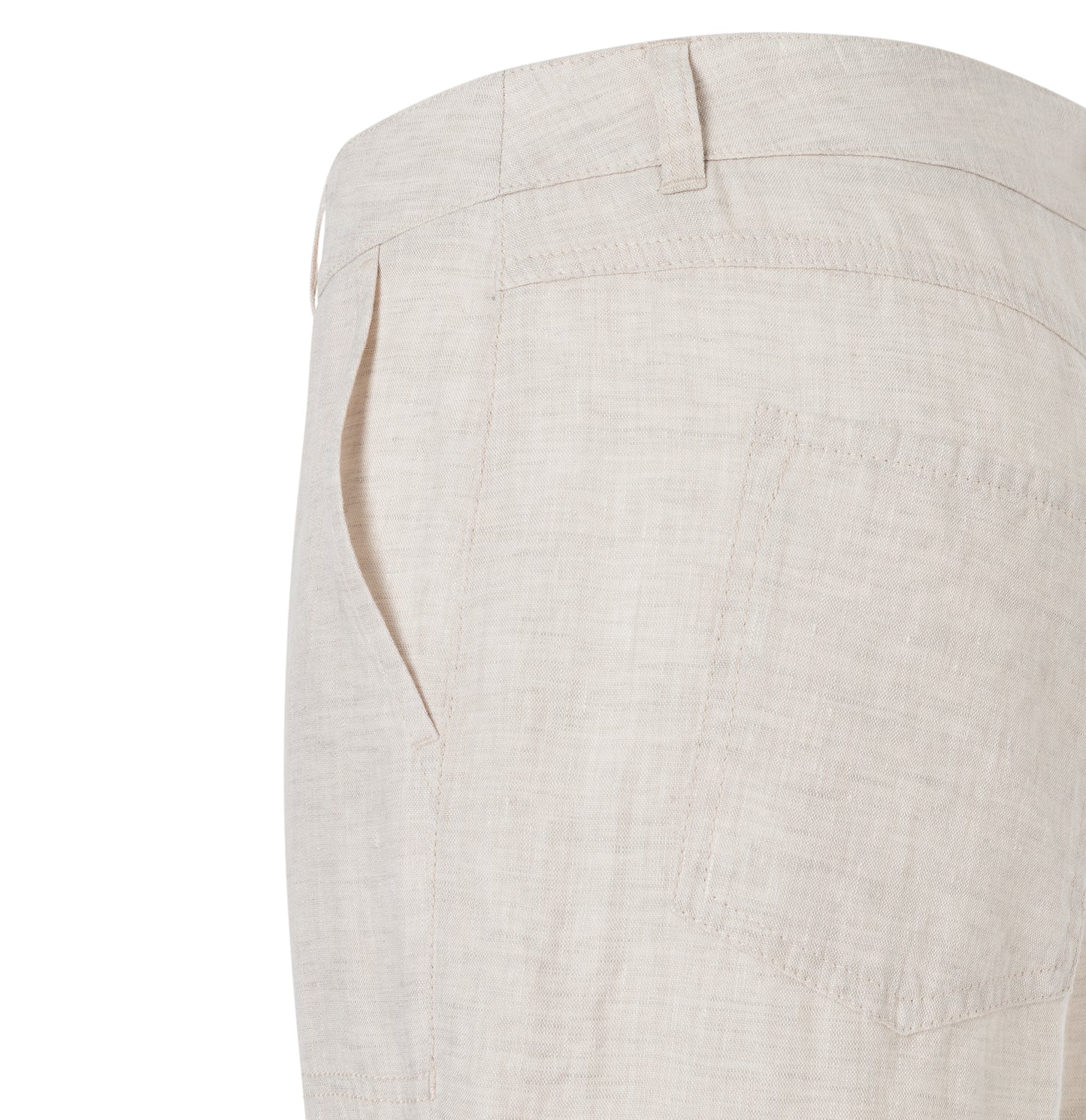 NORA cropped fog grey melange