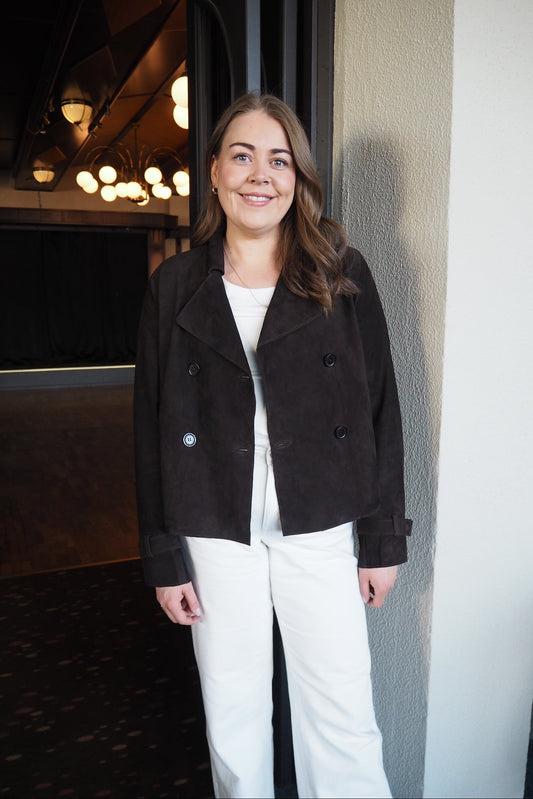 NOPARIS Suede Trenchcoat