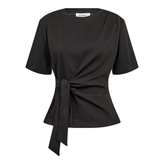 Orianecc Pleat Tie Tee