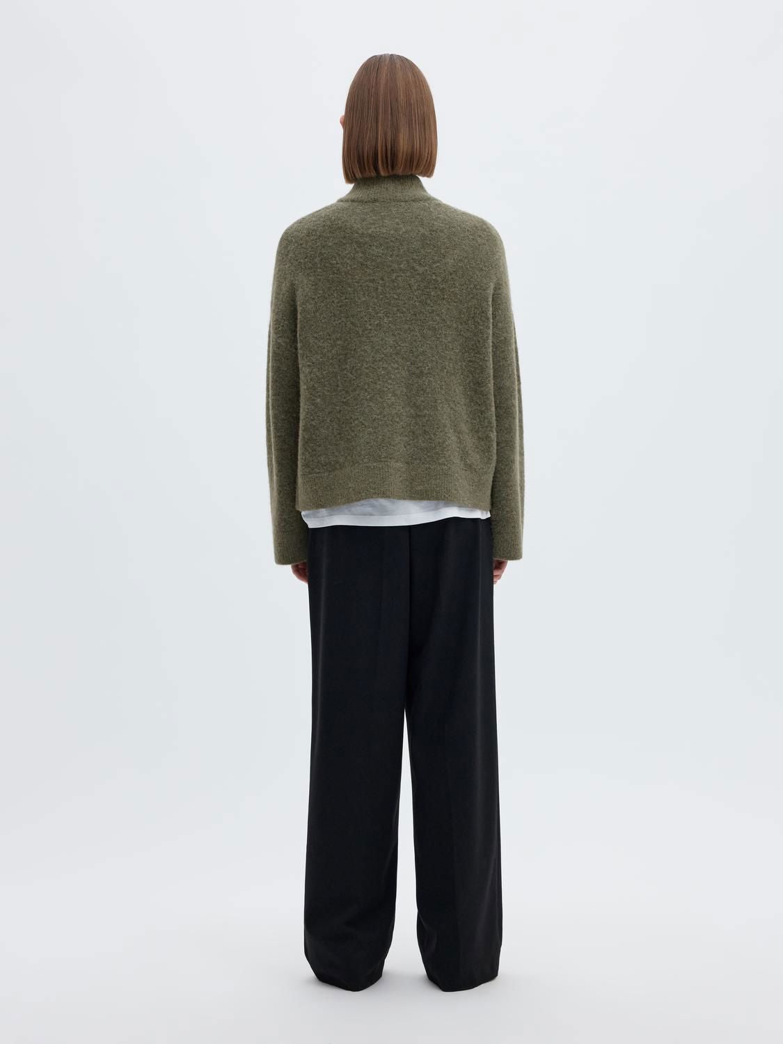 Slwsia Ras Ls Knit Zipper Cardigan Noos