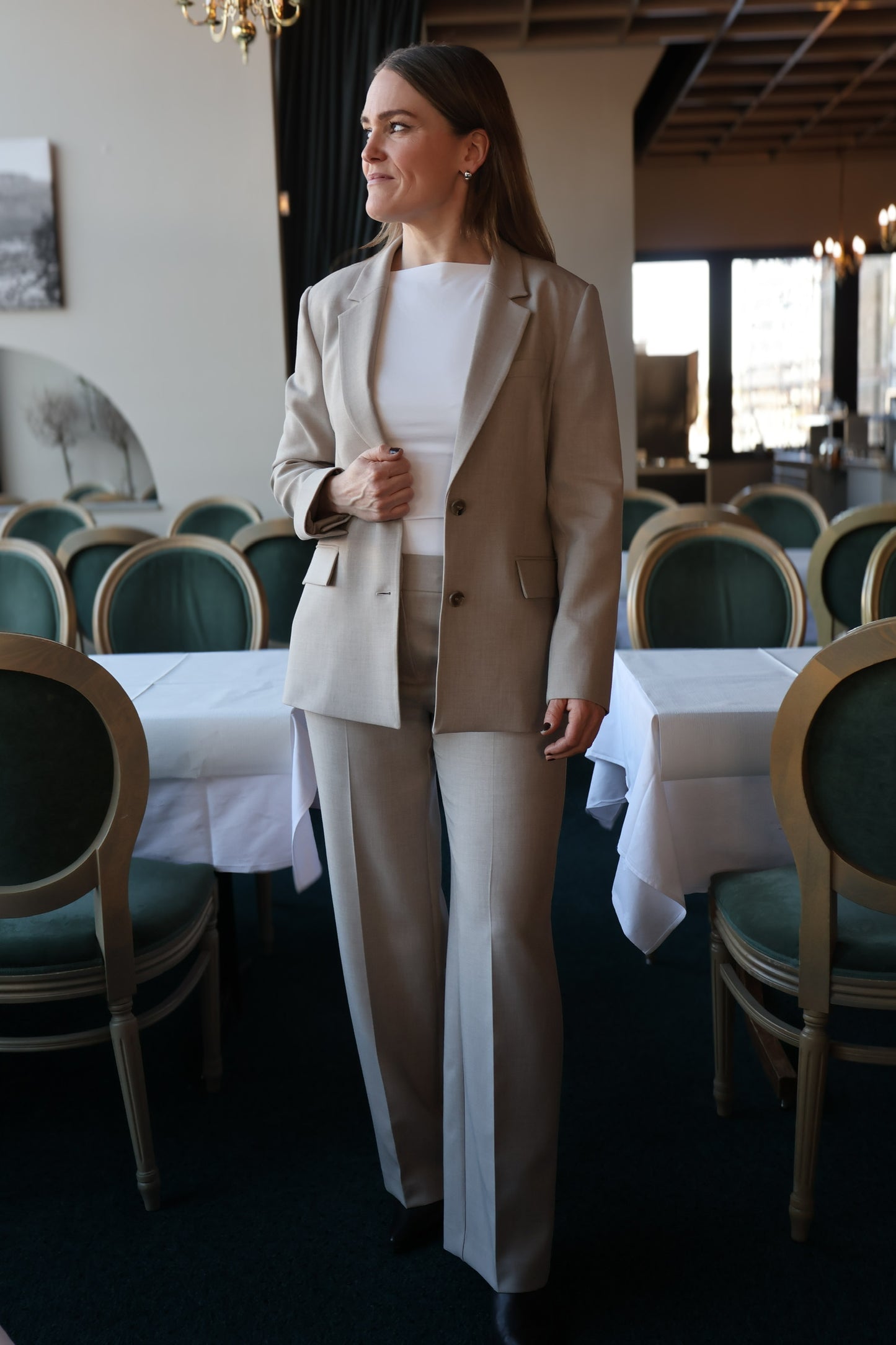 Slwrita Ls Classic Blazer Mel Noos