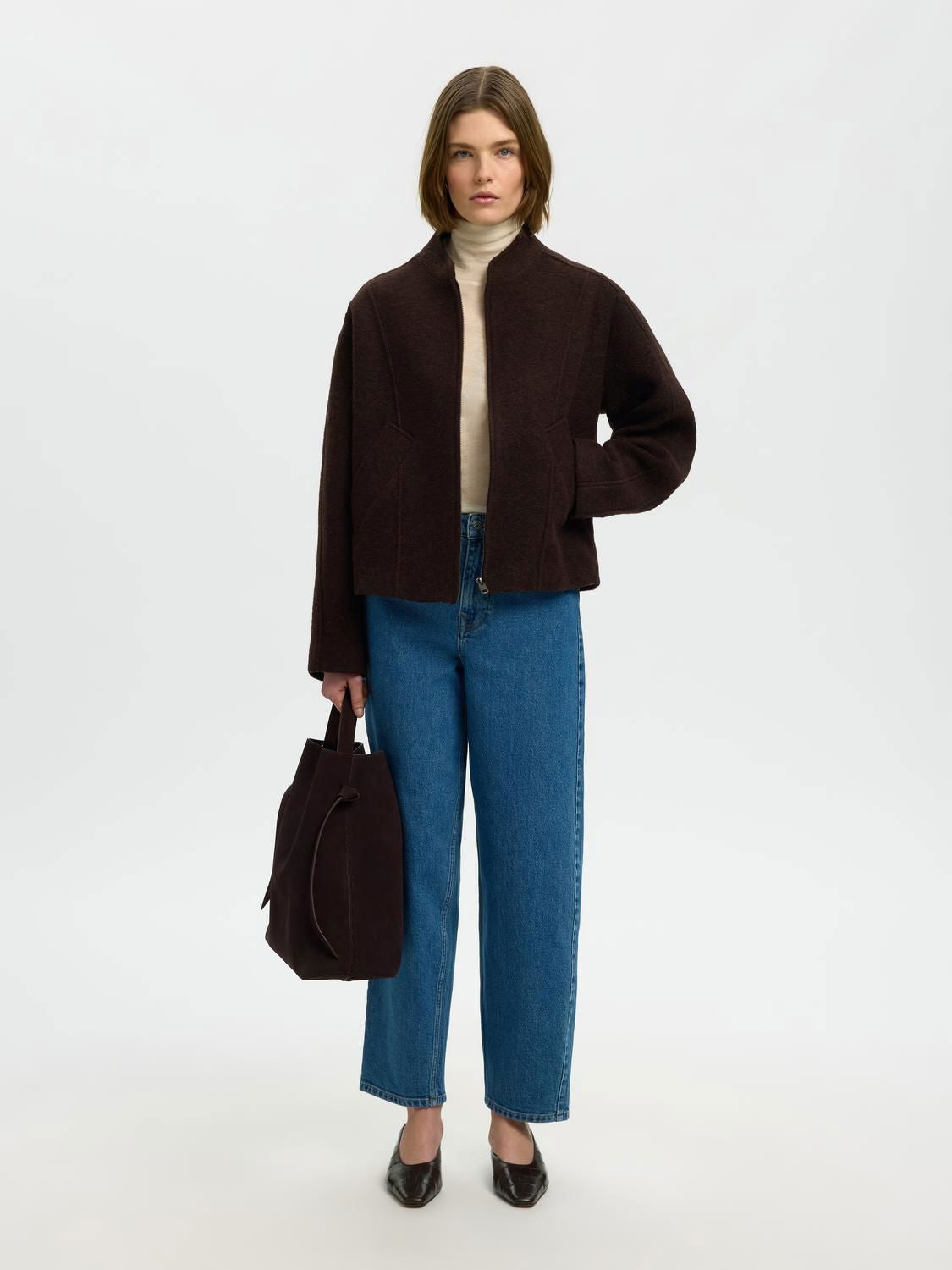 Slwjacqueline Wool Blend Jacket Noos