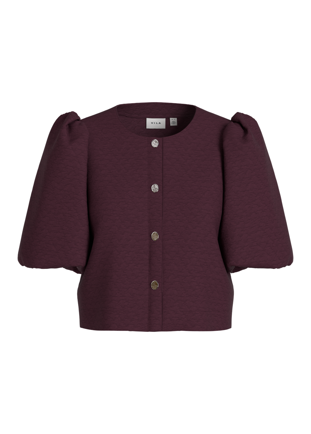 Vitaliama O-Neck 2/4 Open Short Top