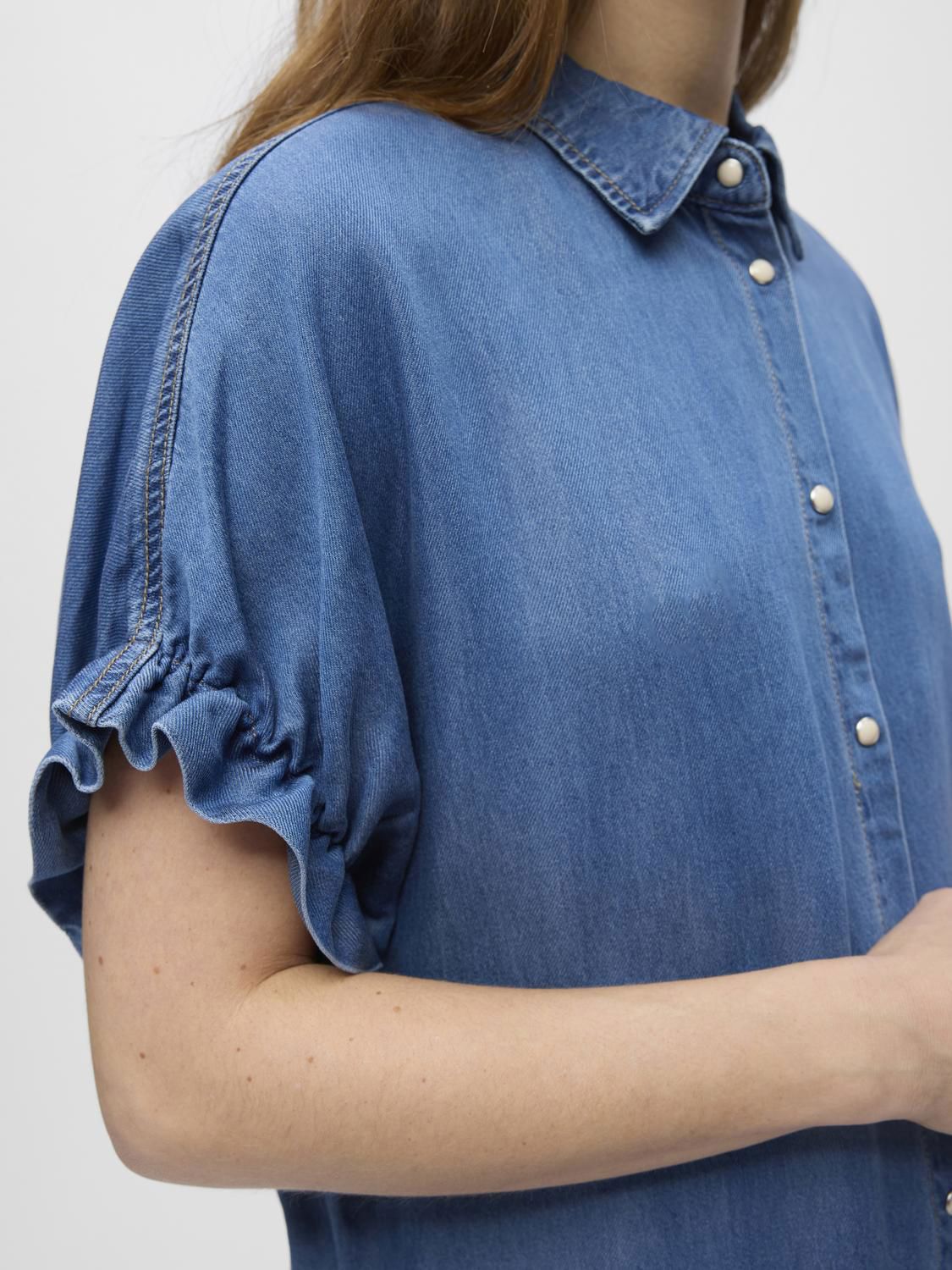 Objframe Tiana 2/4 Lo Denim Dress Div