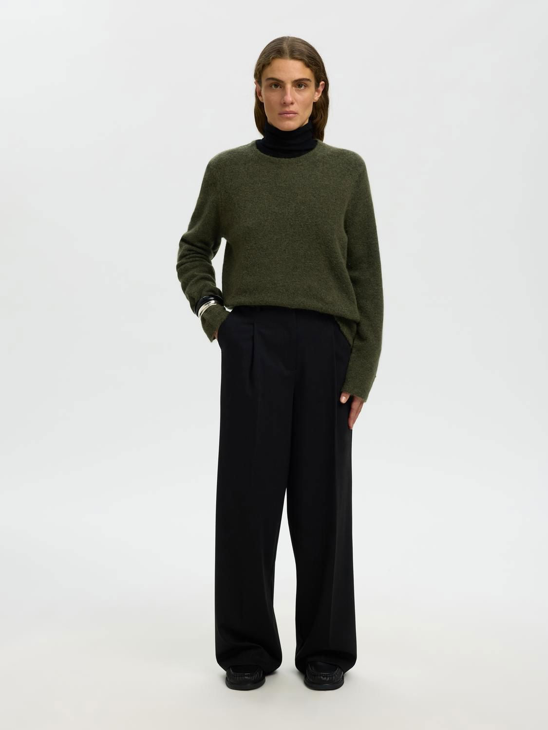 Slwlulu New Ls Knit O-Neck Noos