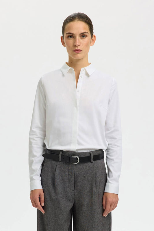 Slwromie Ls Fitted Shirt Noos