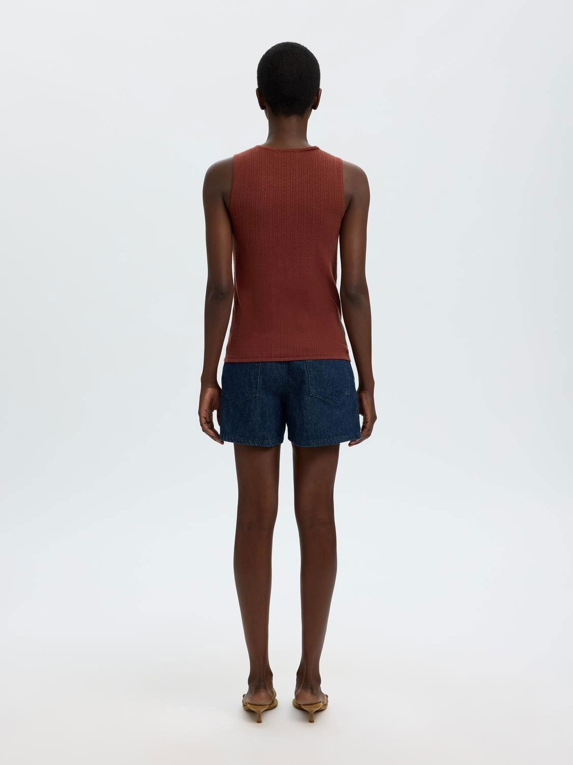 Slfhelle Pointel Sl Knit Top