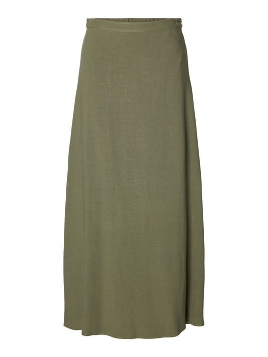 Slwviva Hw Ankle Linen Blend Skirt Noos
