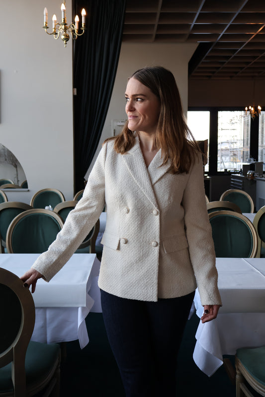 Yaspetra Ls Boucle Blazer Noos