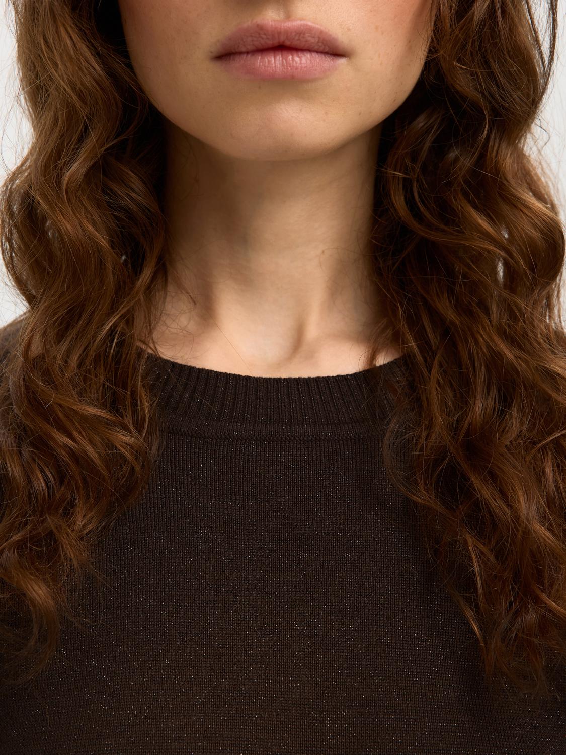 Slflura 2/4 Knit O-Neck