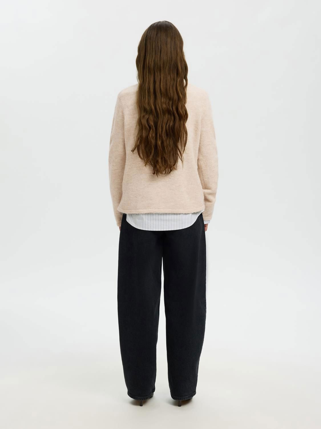 Slwlulu New Ls Knit O-Neck Noos