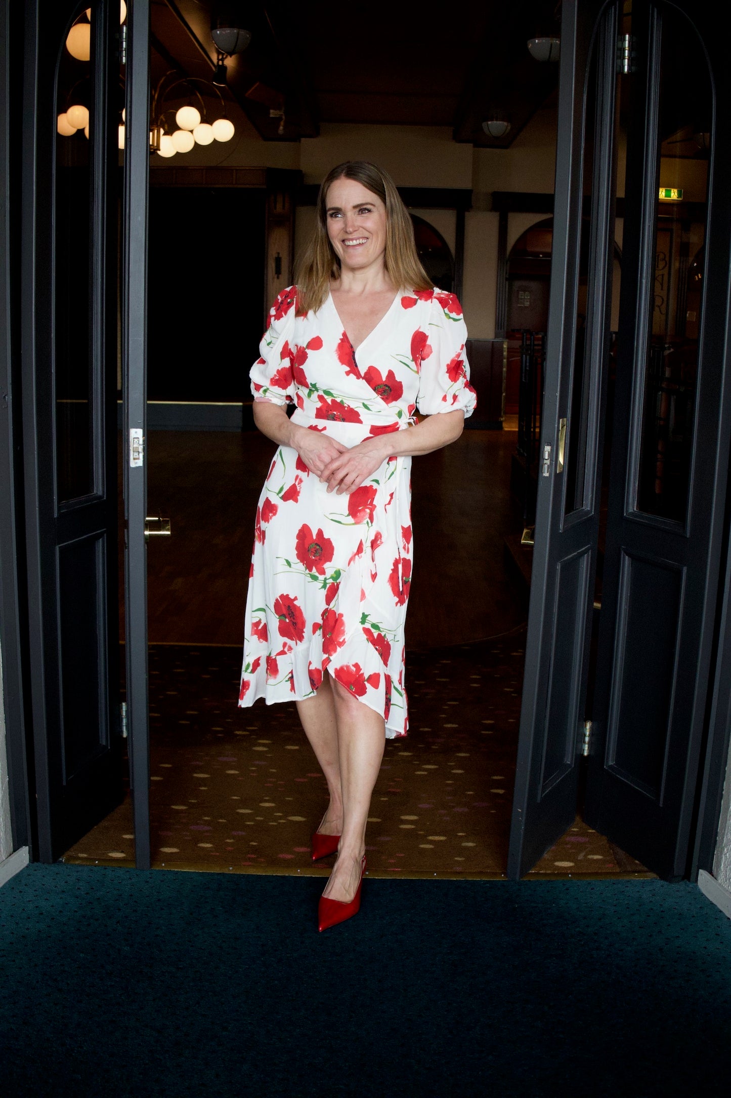 Meline Wrap Dress Amore