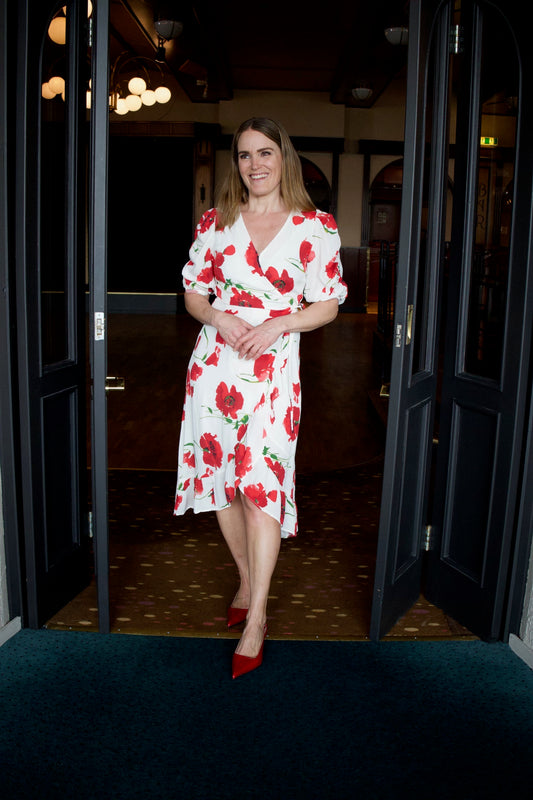 Meline Wrap Dress Amore