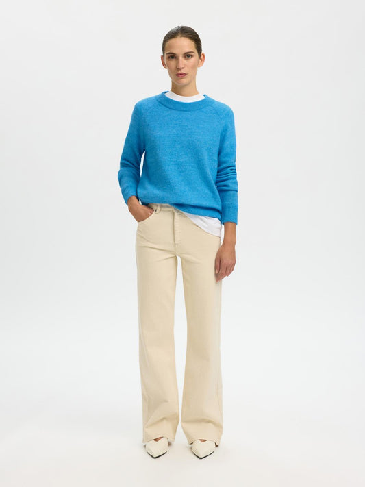 Slwlulu Ls Knit O-Neck Noos
