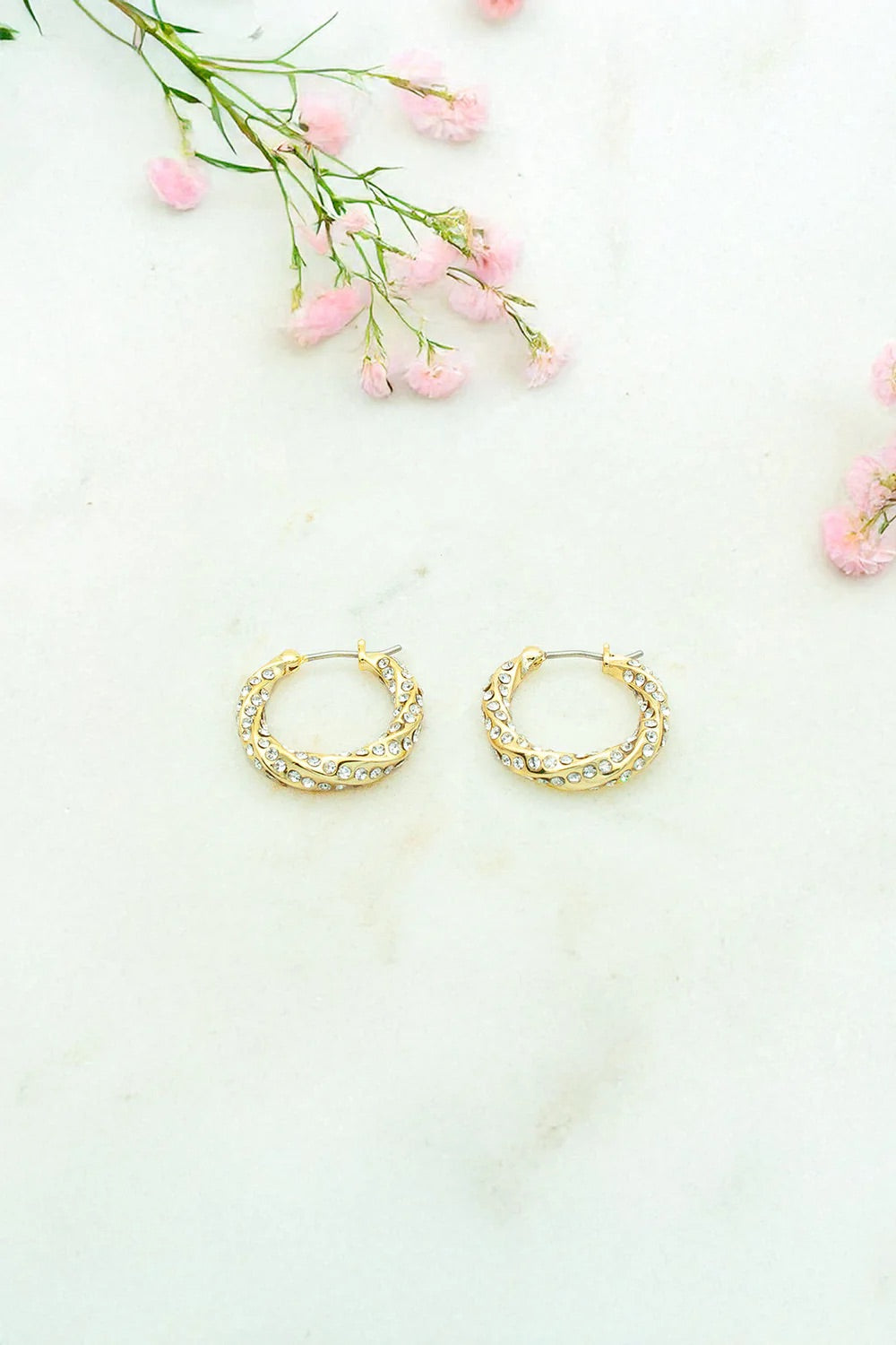 Emme crystal earrings grande