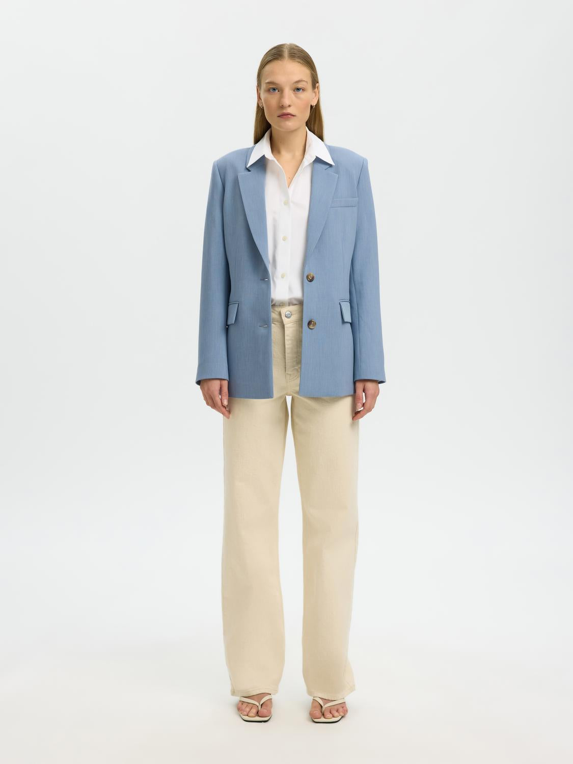 Slwrita Ls Classic Blazer Mel Noos