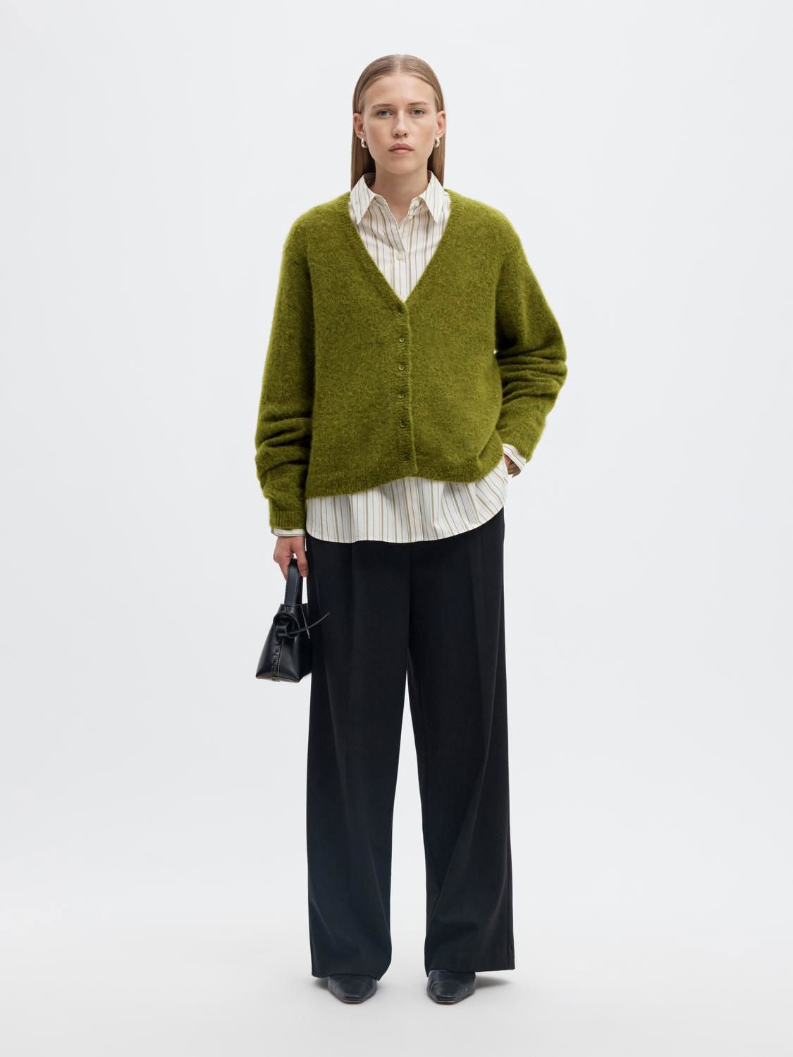 Slwlulu Brushed V-Neck Cardigan Noos