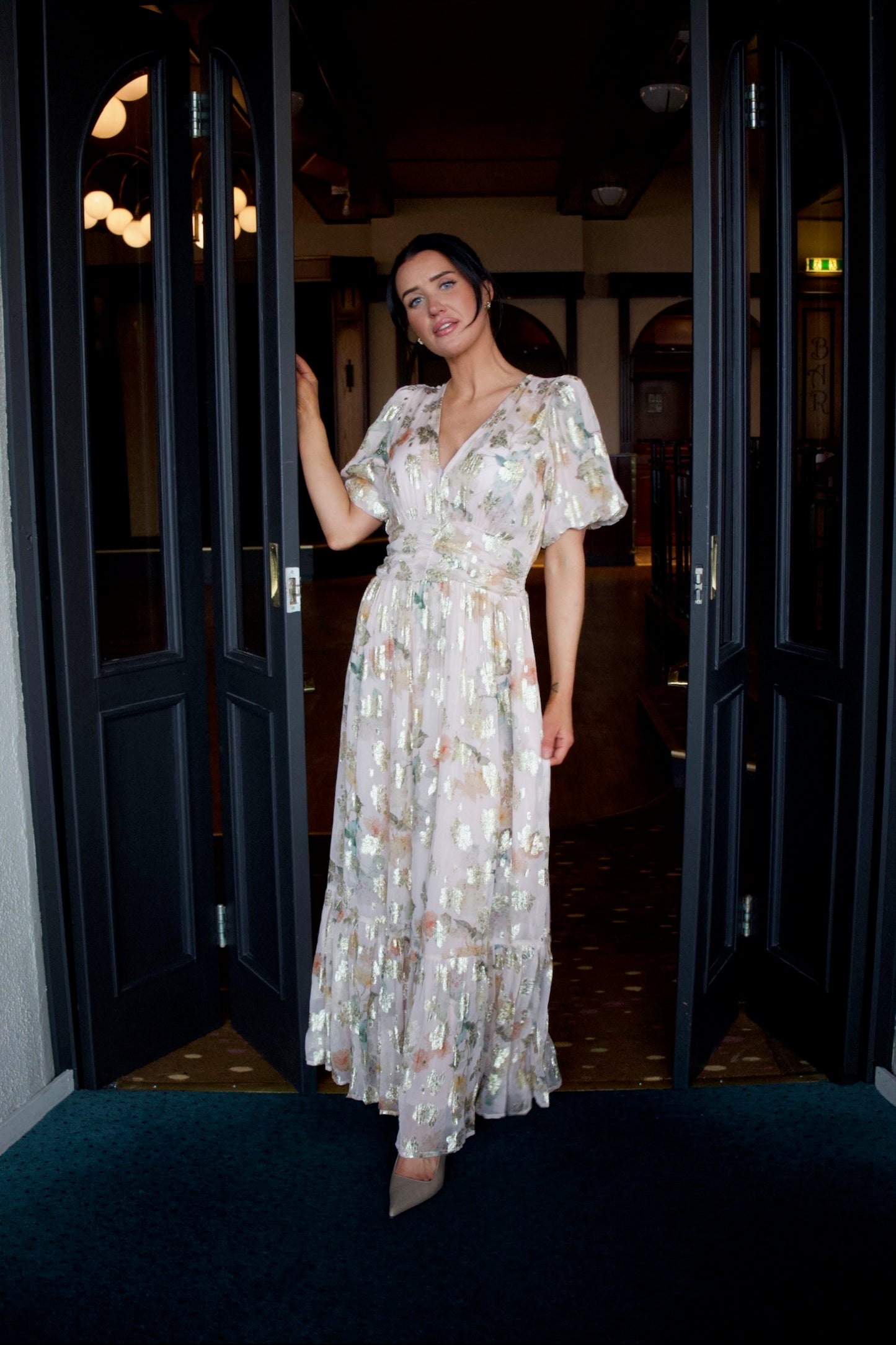 Leonora Dress Shimmering Garden