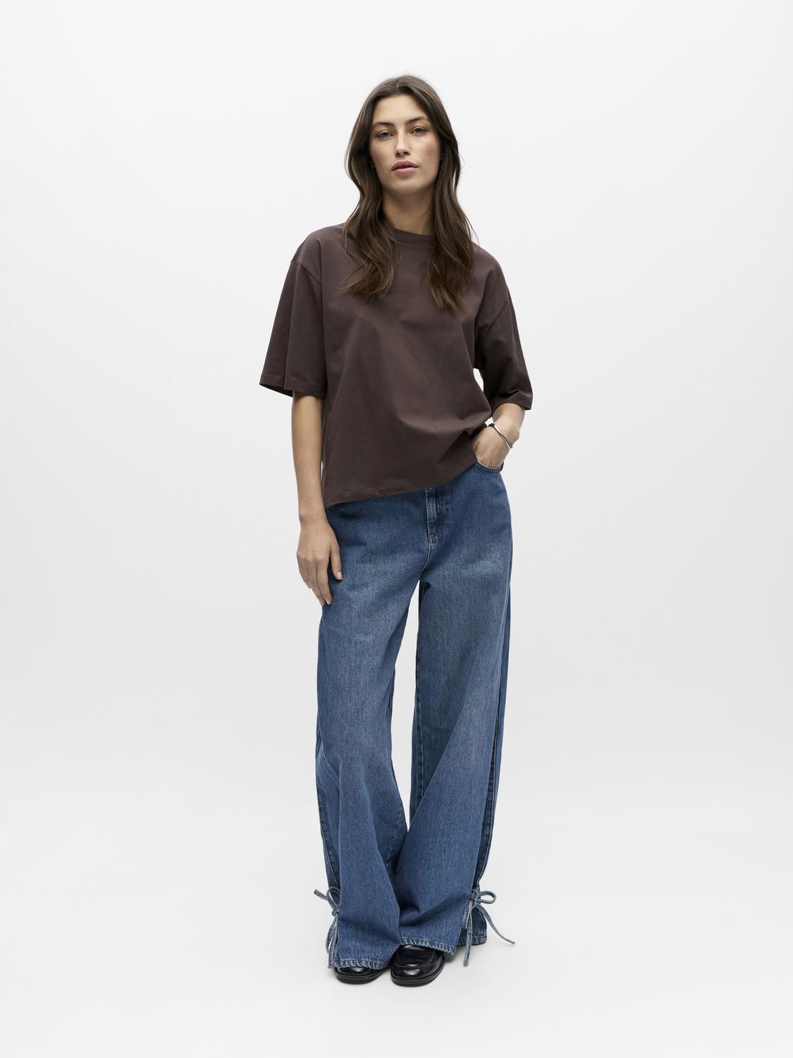 Objgima S/s Lo T-Shirt Noos
