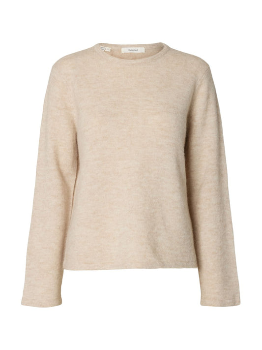Slwlulu New Ls Knit O-Neck Noos