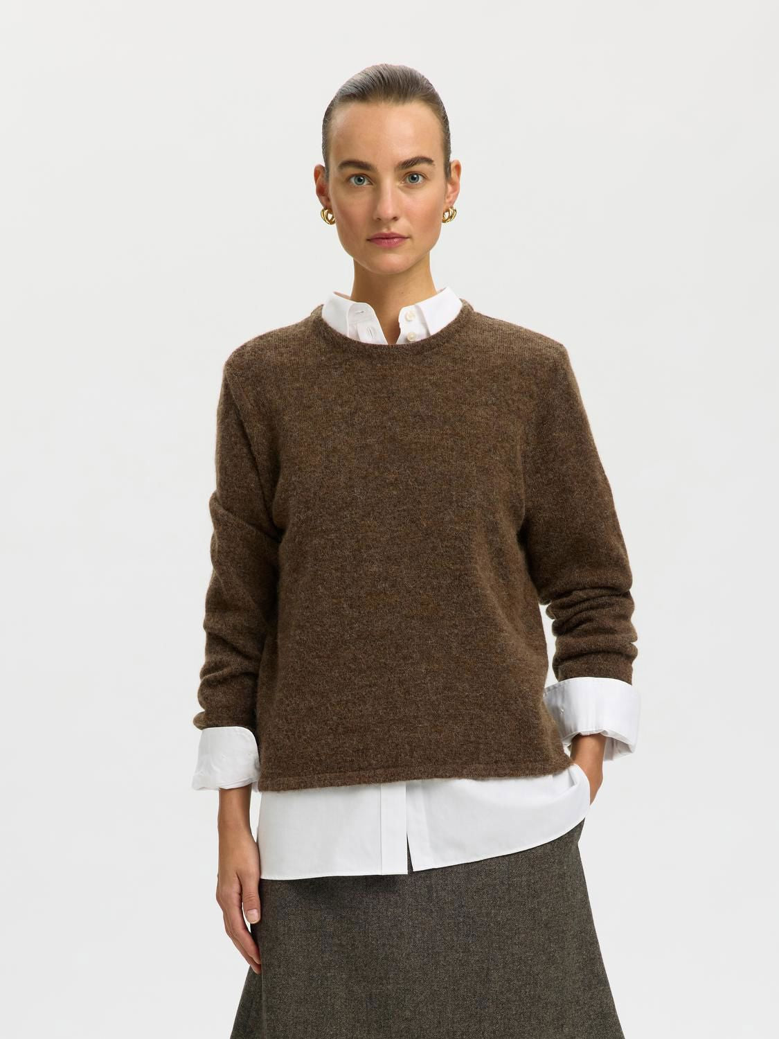 Slwlulu New Ls Knit O-Neck Noos