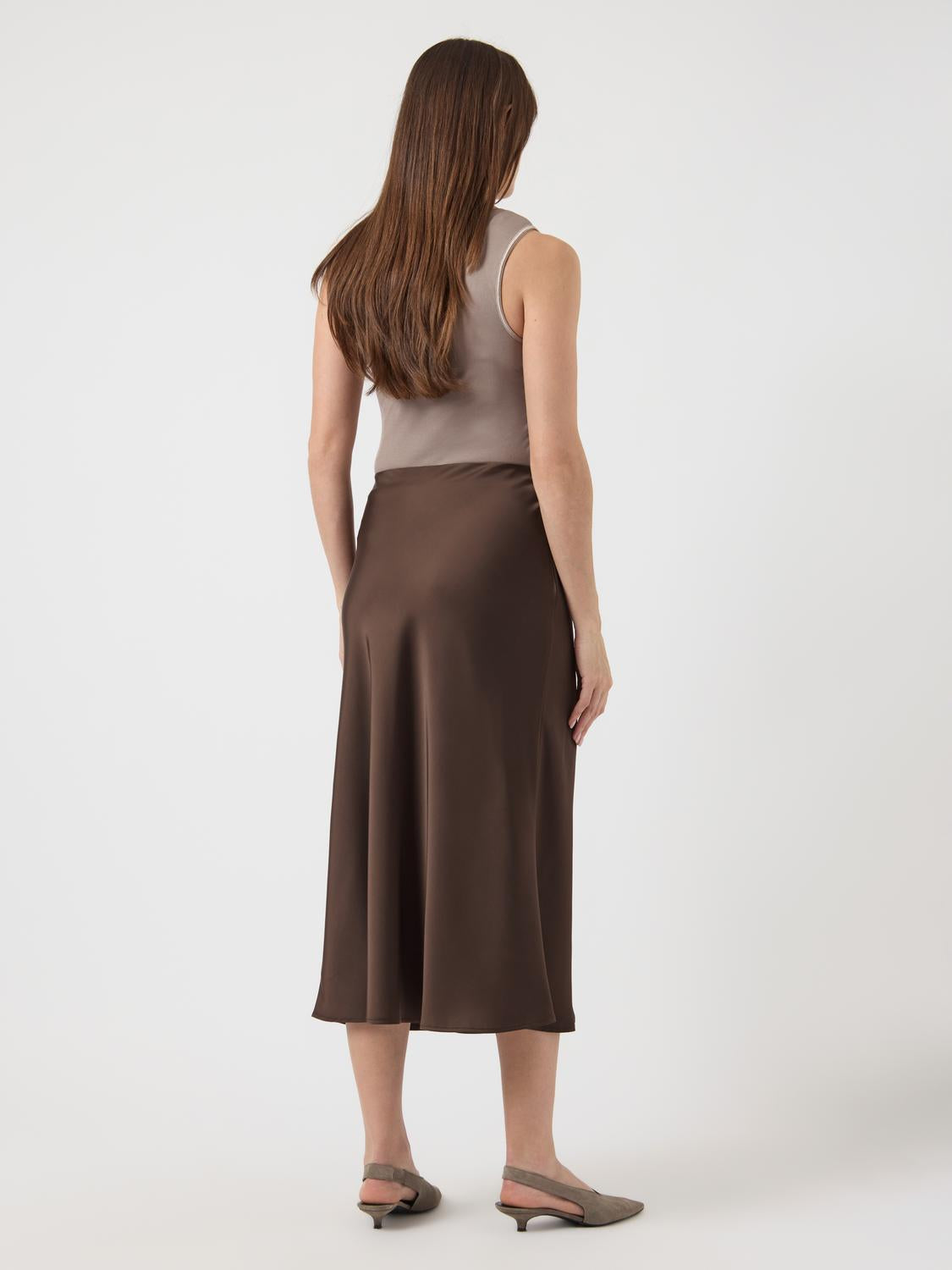 Yaspella Hw Midi Skirt S. Noos
