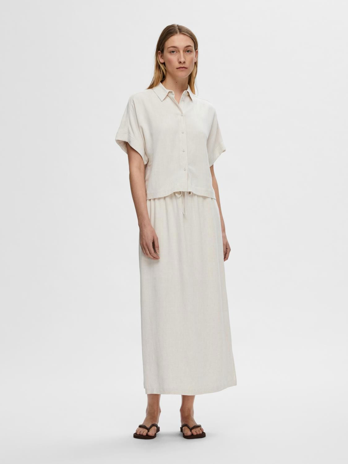 Slwviva Ss Cropped Sun Shirt Noos