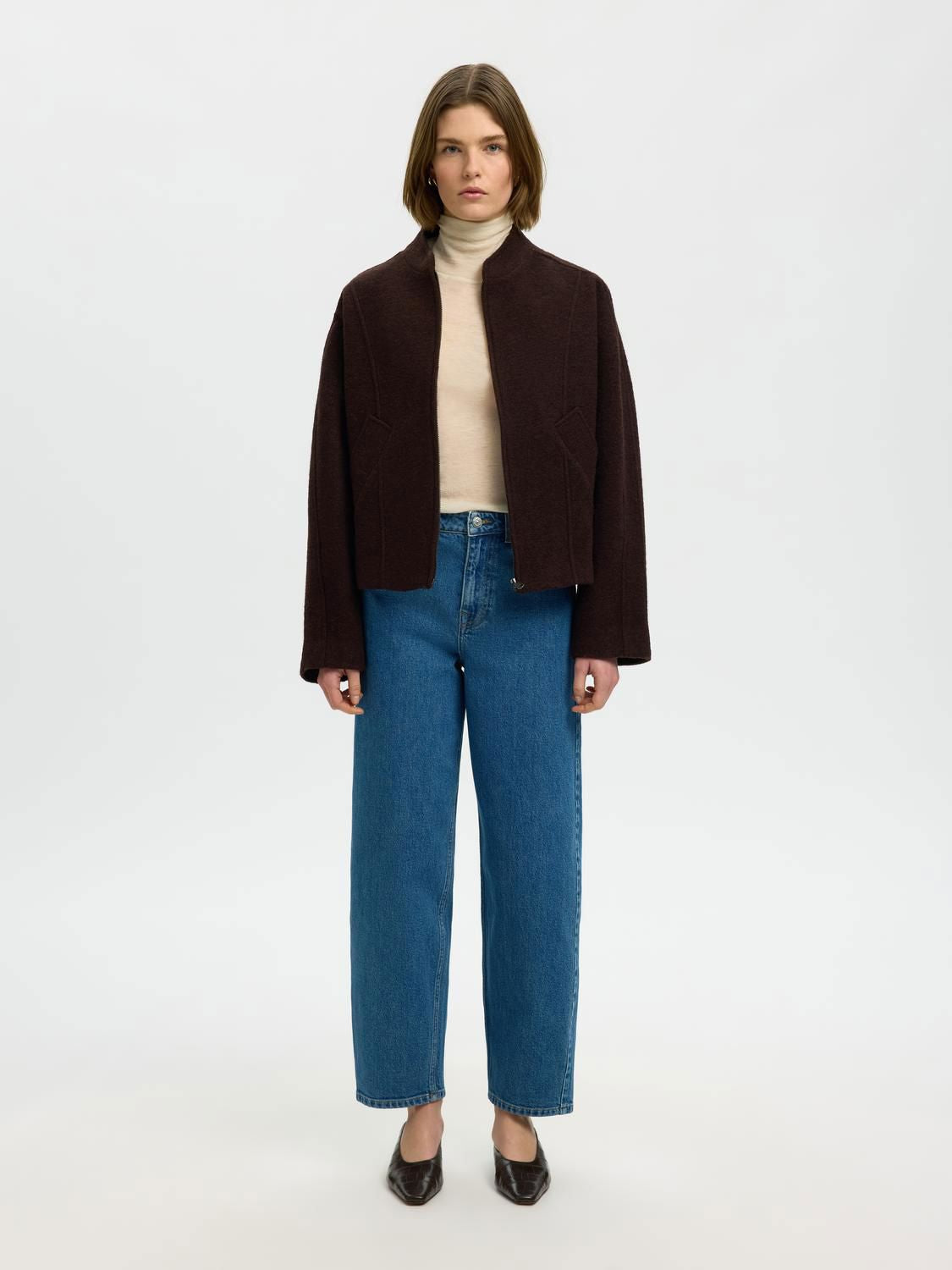 Slwjacqueline Wool Blend Jacket Noos