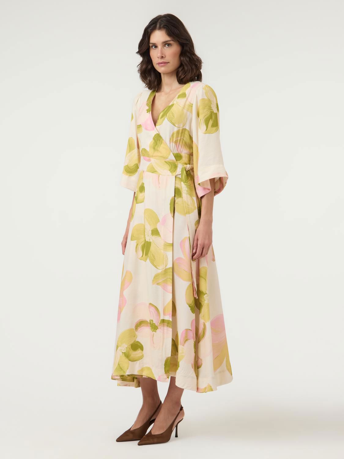 Yasmarga 3/4 Wrap Long Dress S. Noos