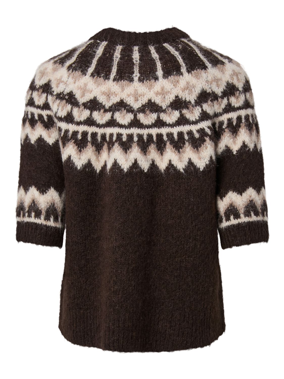 Yasdomina Ss Wool Blend Knit Pullover S.