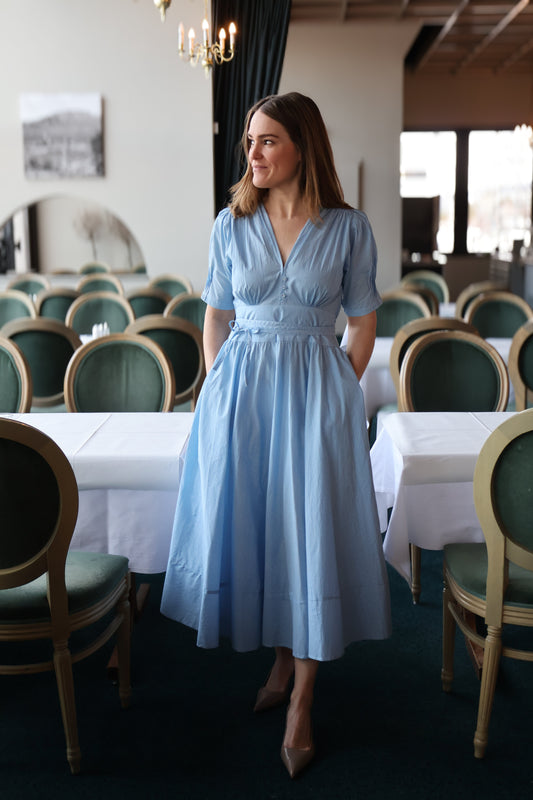 Maria Dress Seaside Stripe