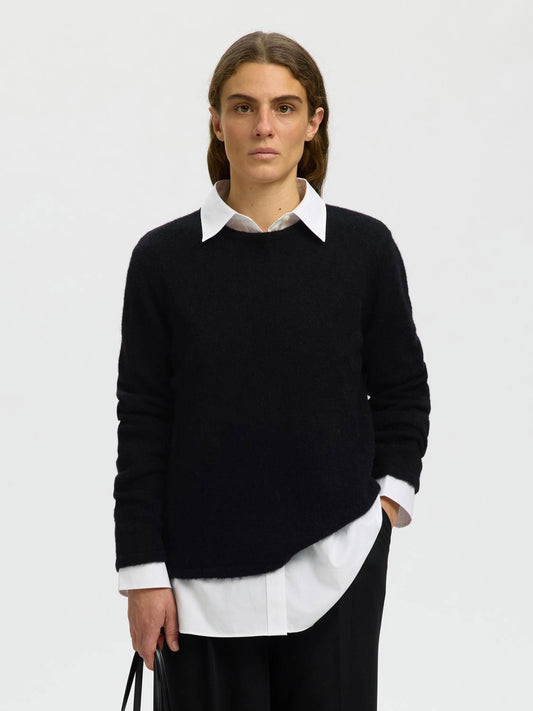 Slwlulu New Ls Knit O-Neck Noos
