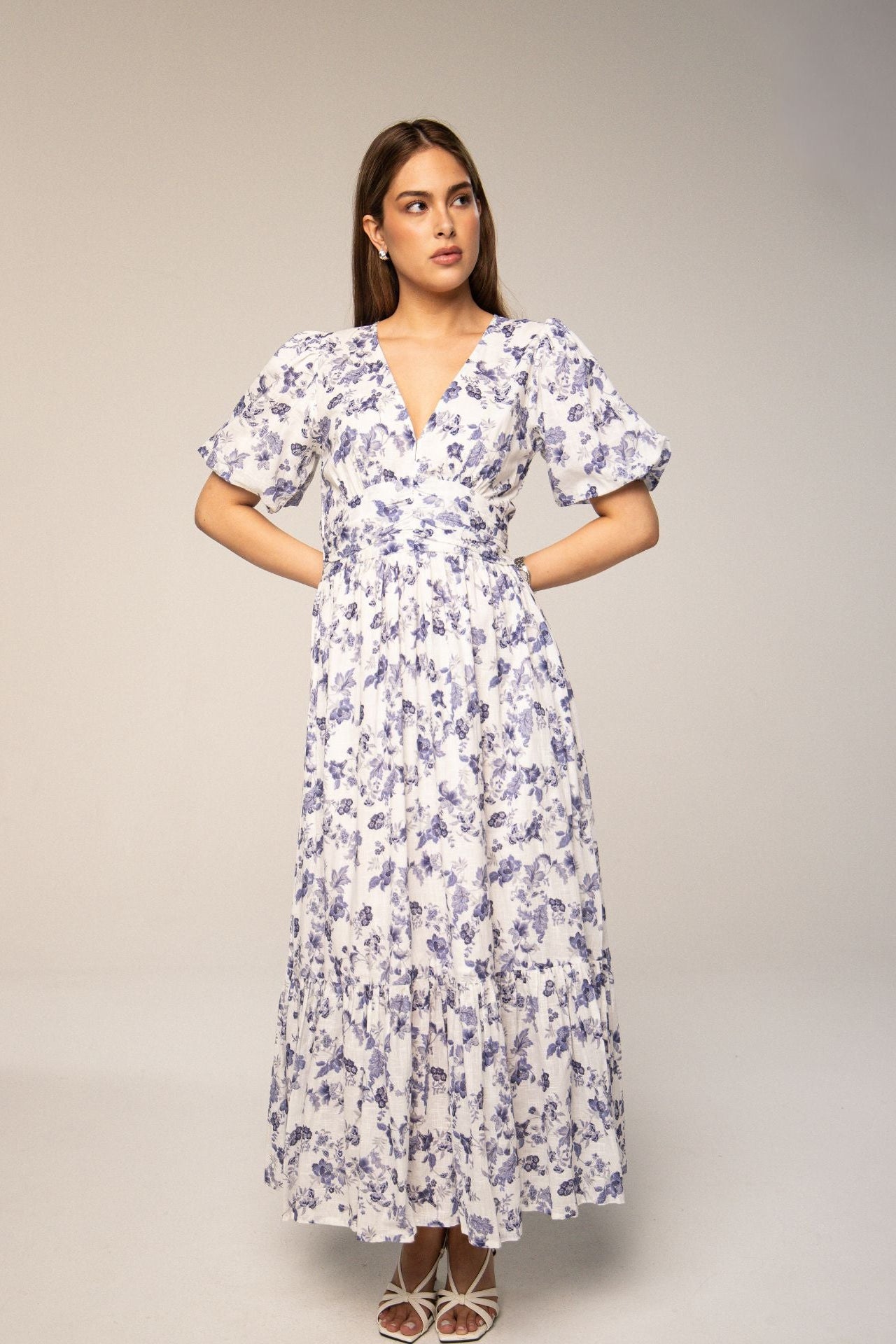 Johanna Dress Porcelain Blue