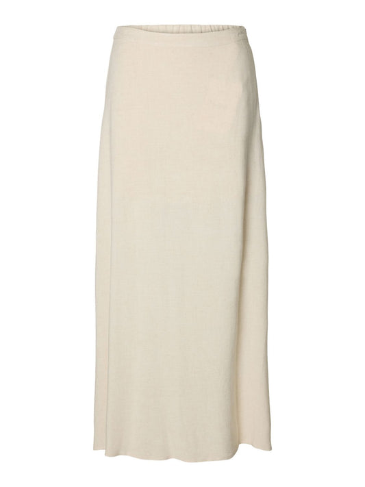 Slwviva Hw Ankle Linen Blend Skirt Noos