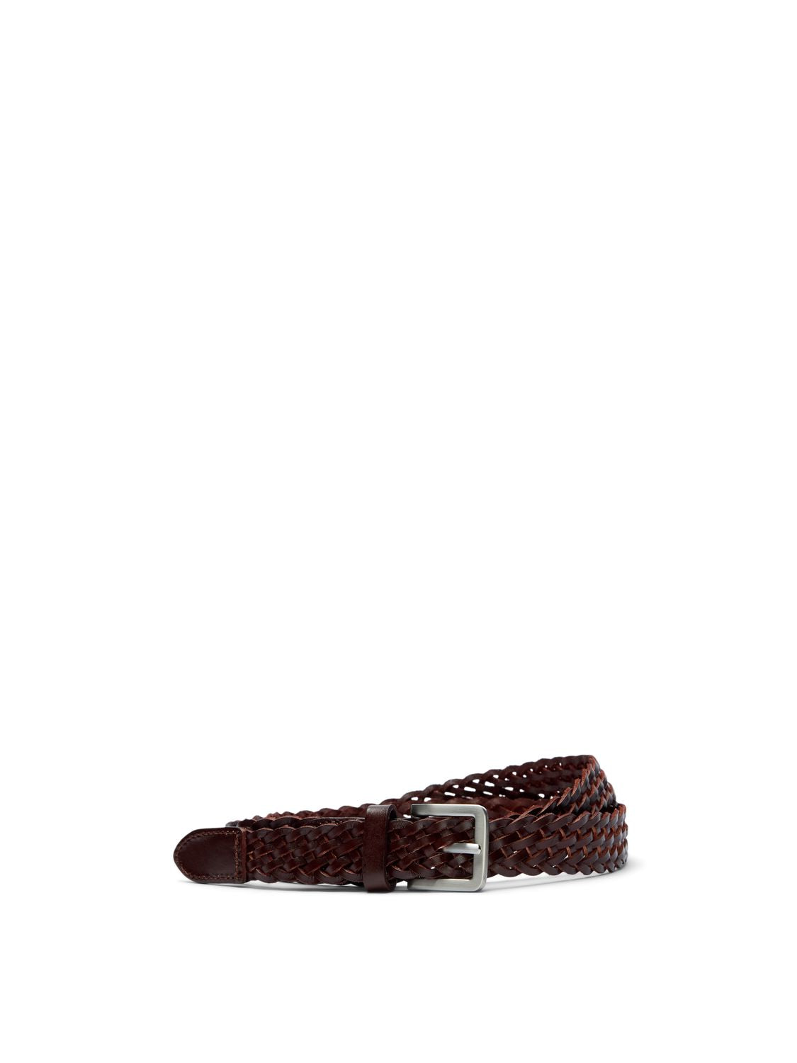 Slflinea Braided Leather Belt