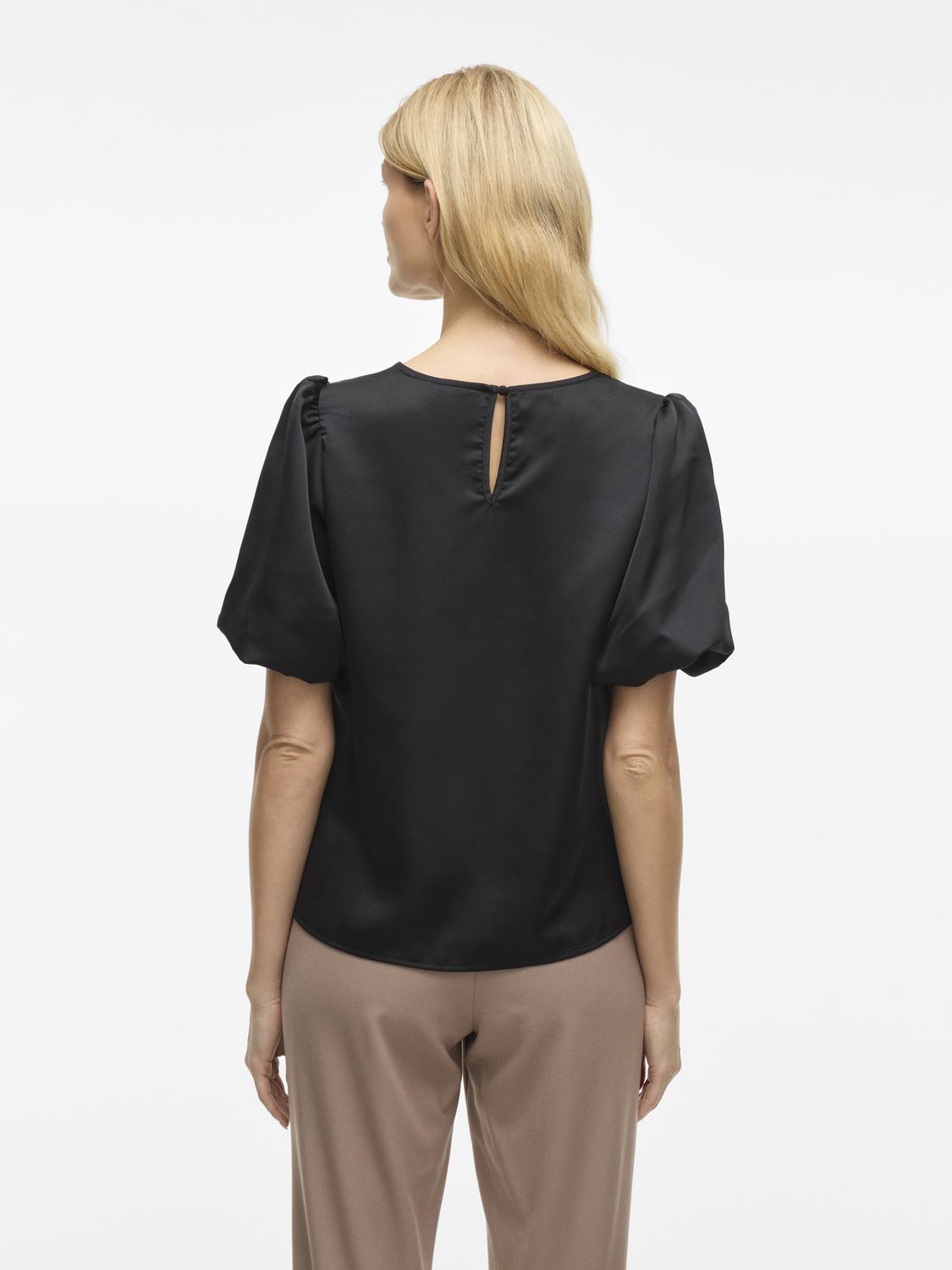 Viellette 2/4 Satin Puff Top - Noos