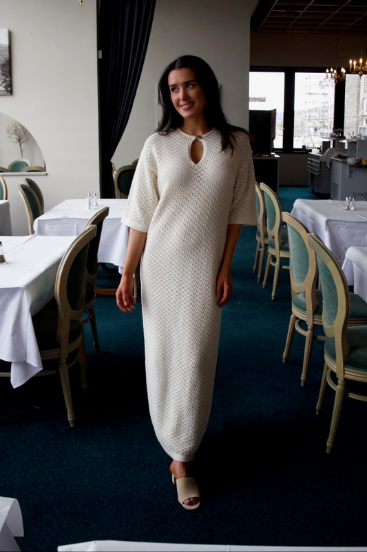 Slfivy 2/4 Knit Structure Dress