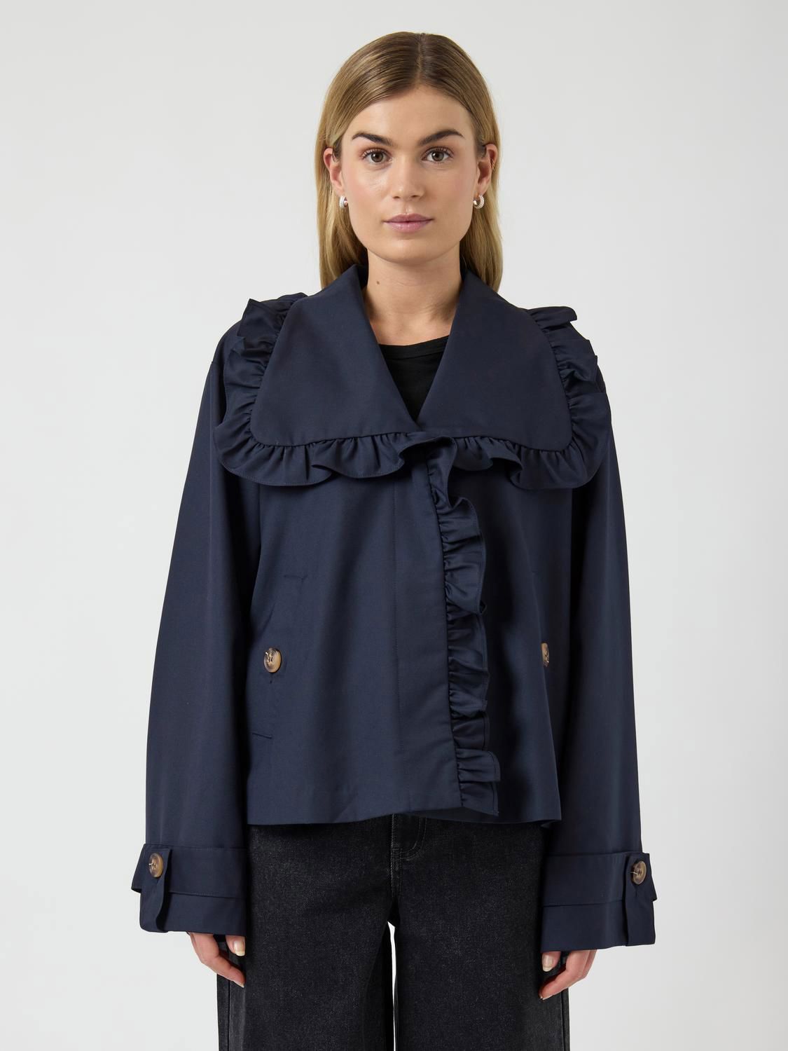 Yaselsana Ls Short Trenchcoat Noos