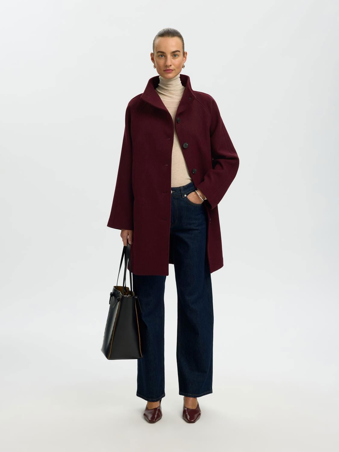Slwzia-Vinni Wool Blend Coat Noos