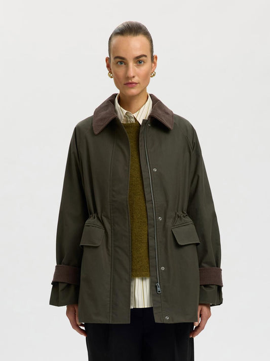 Slwwilma Waxed Jacket Noos