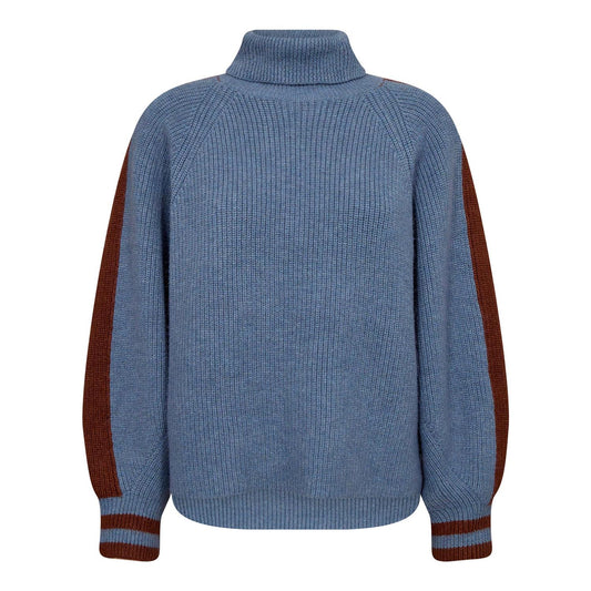 Rowcc Roll Neck Rib Knit