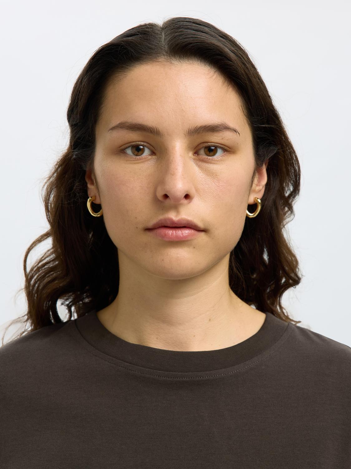 Slfessential ls boxy tee noos